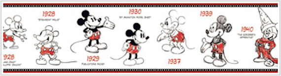 Mickey Mouse Border Design
