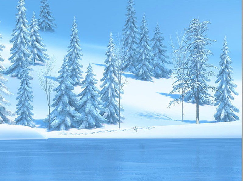 Frozen Digital Painter Background Photo