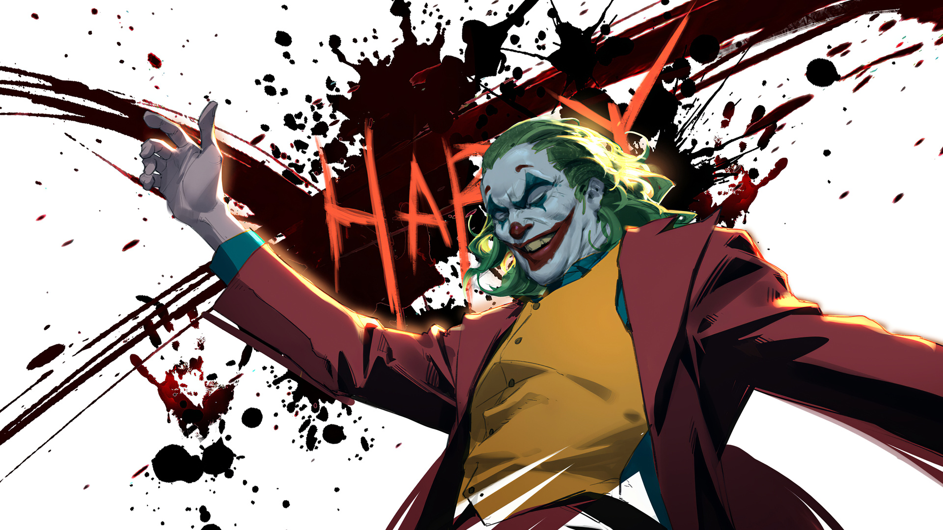 Joker 4k Laugh Laptop Full HD 1080p Wallpaper Image