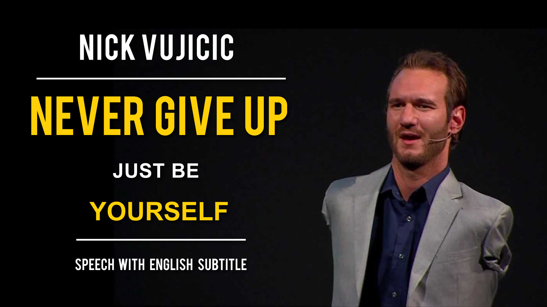 Life Changing Speech by Nick Vujicic Corporate Valley 1920x1080