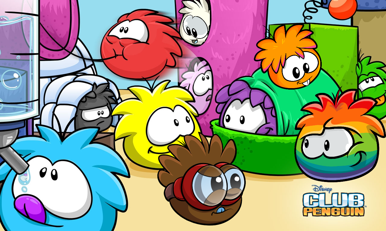 Club Penguin Puffle Wallpaper Party 2013png