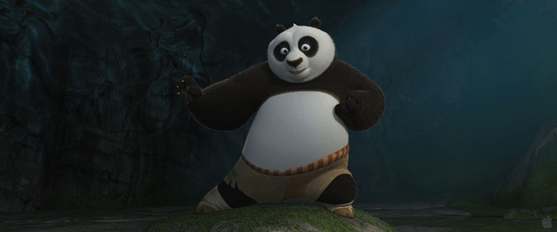 Po The Panda From Kung Fu Movie Wallpaper