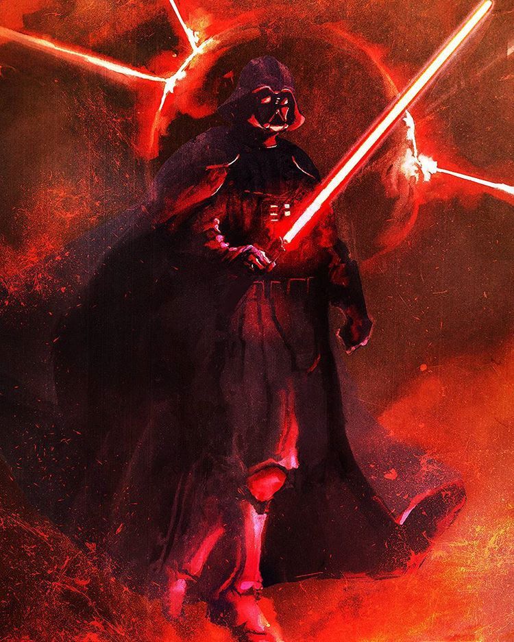 Vader On Mustafar Star Wars Image Art
