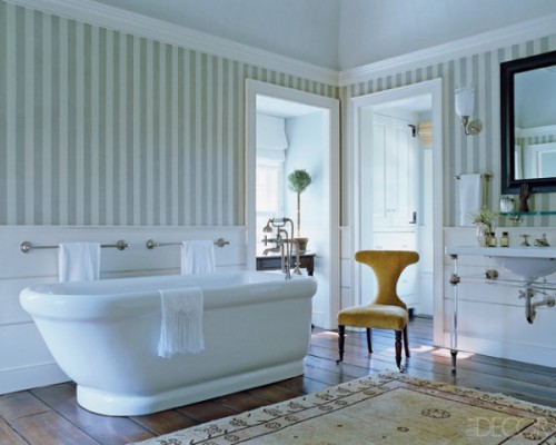 Unusual Bathroom Designs With Wallpaper On Walls Shelterness