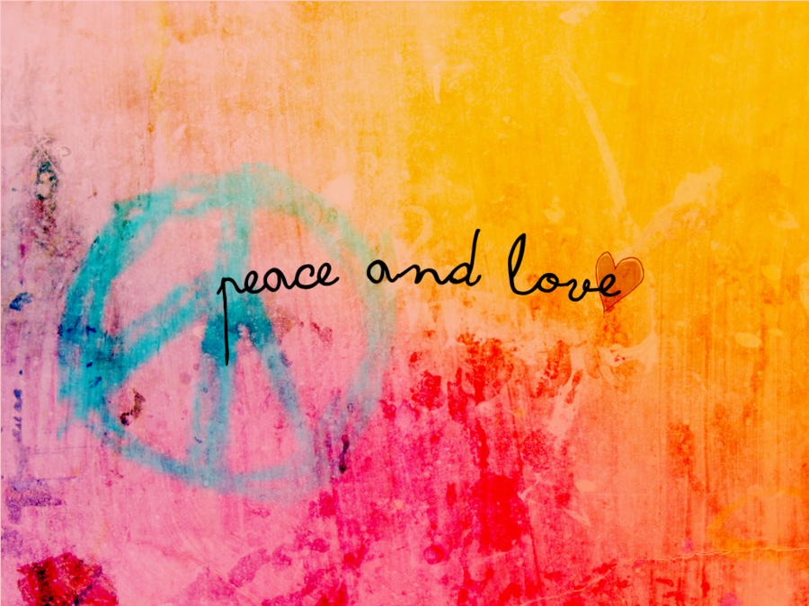 Wallpaper Peace And Love By Iqitutoriales
