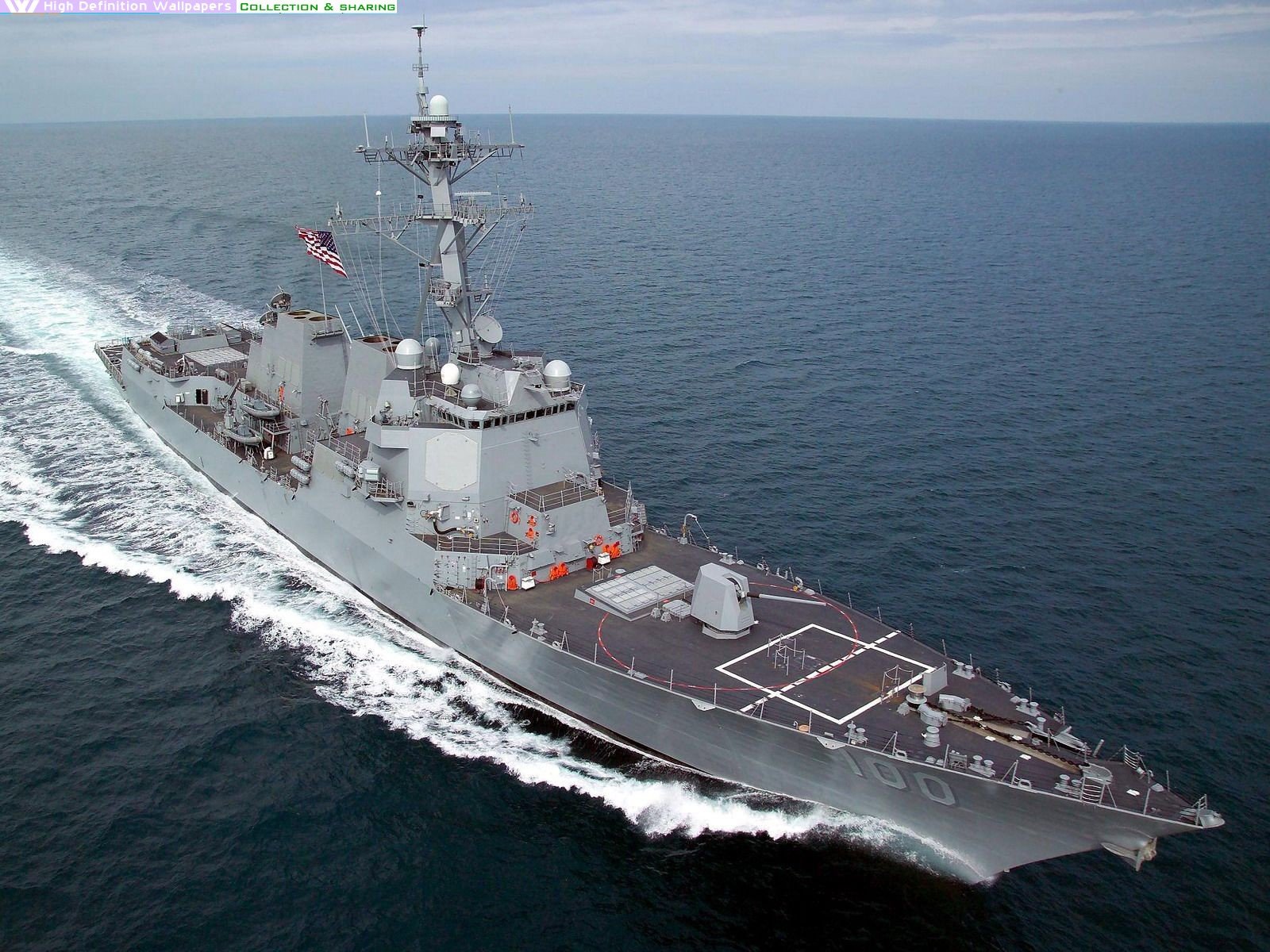  US Navy Arleigh Burke Class Guided Missile Destroyer wallpaper 1600x1200