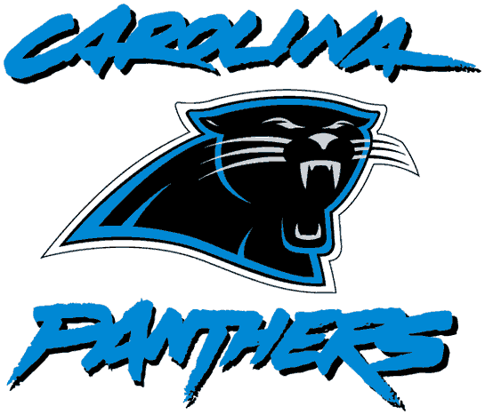 Carolina Panthers Alternate Logo 1996   Panther head in between 545x467