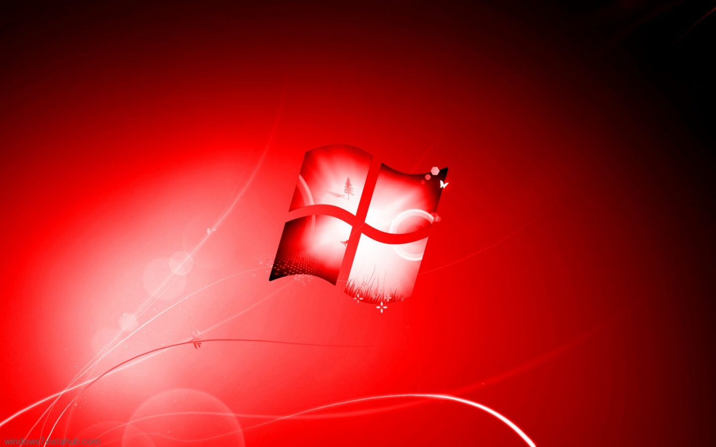 Windows Vista Xp Red Wallpaper Mac 3d
