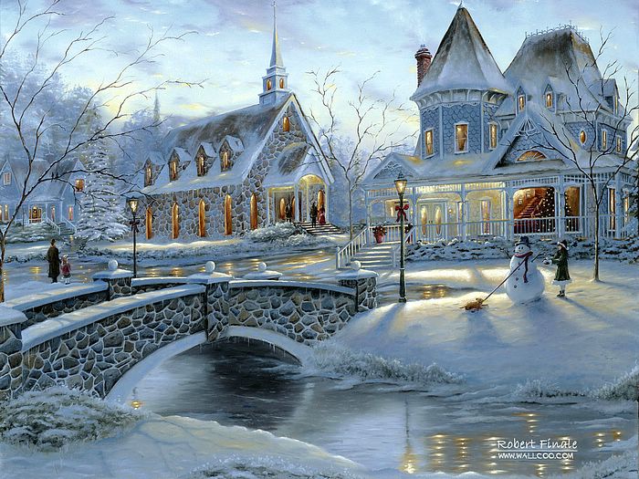 Intresting Things Ever Awesome Christmas Paintings Art