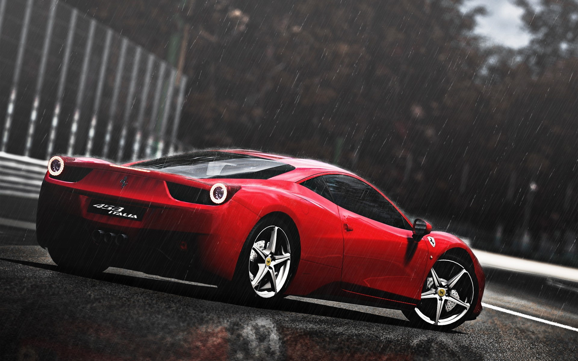 Red Ferrari Rainy Background Gallery Yopriceville   High 1920x1200