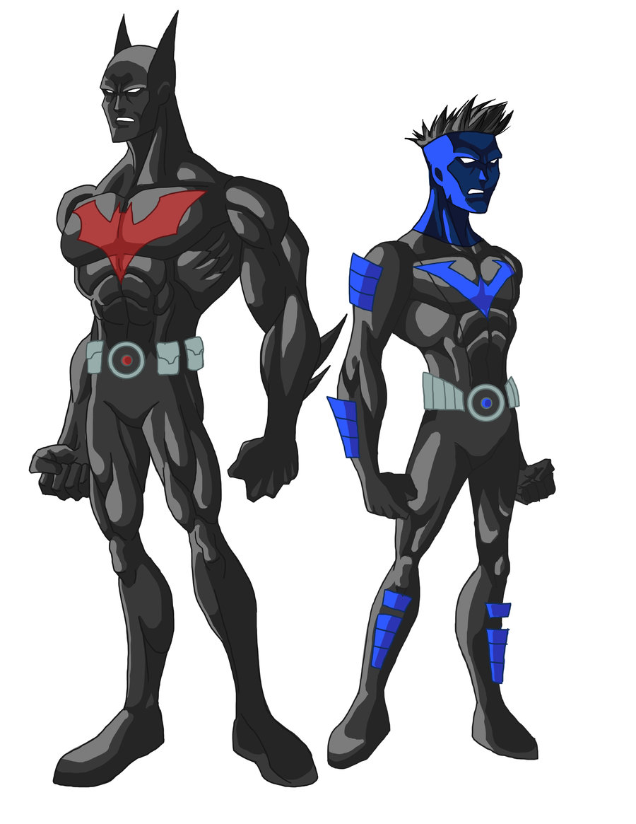 Batman and Nightwing Beyond 2 by phil cho on