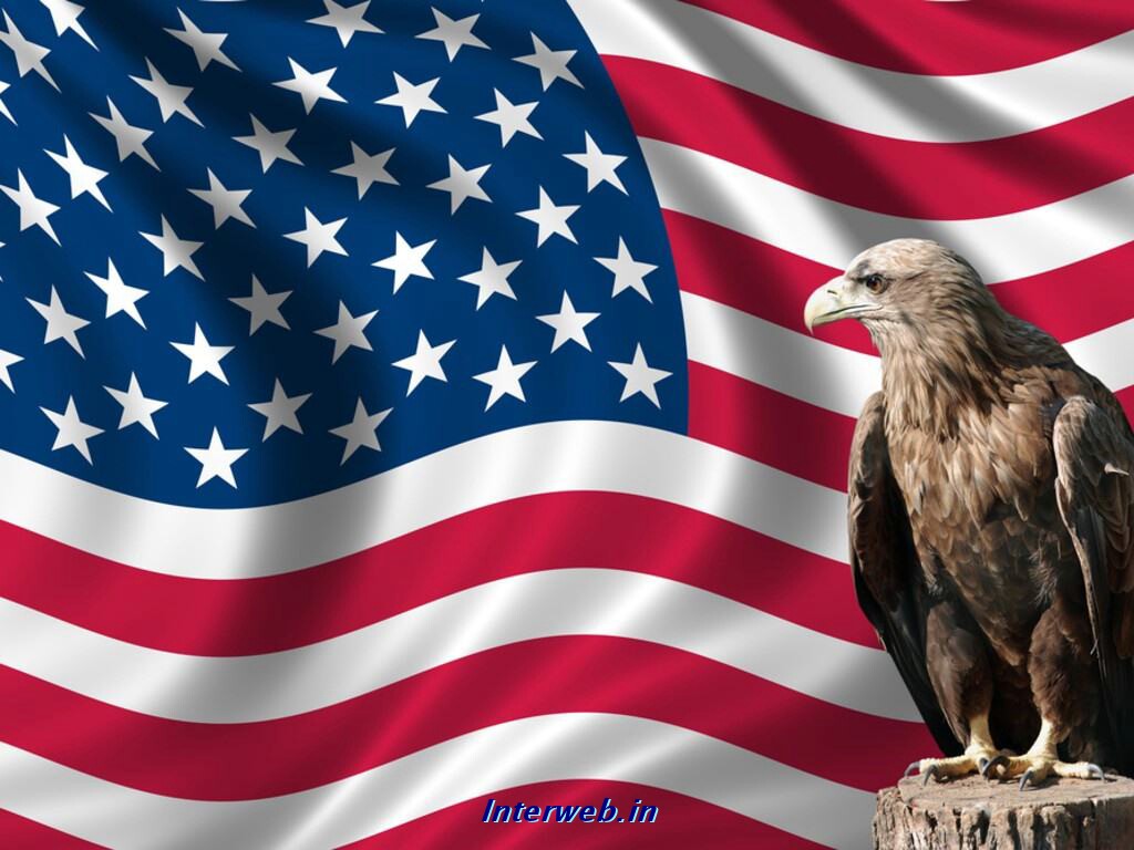 Thread American Flag Wallpaper