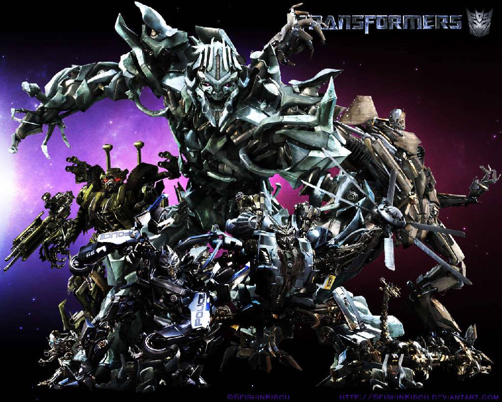 Transformers Movie Decepticons Group Wallpaper