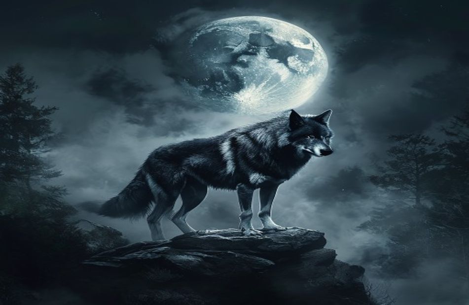Black Wolf Wallpaper