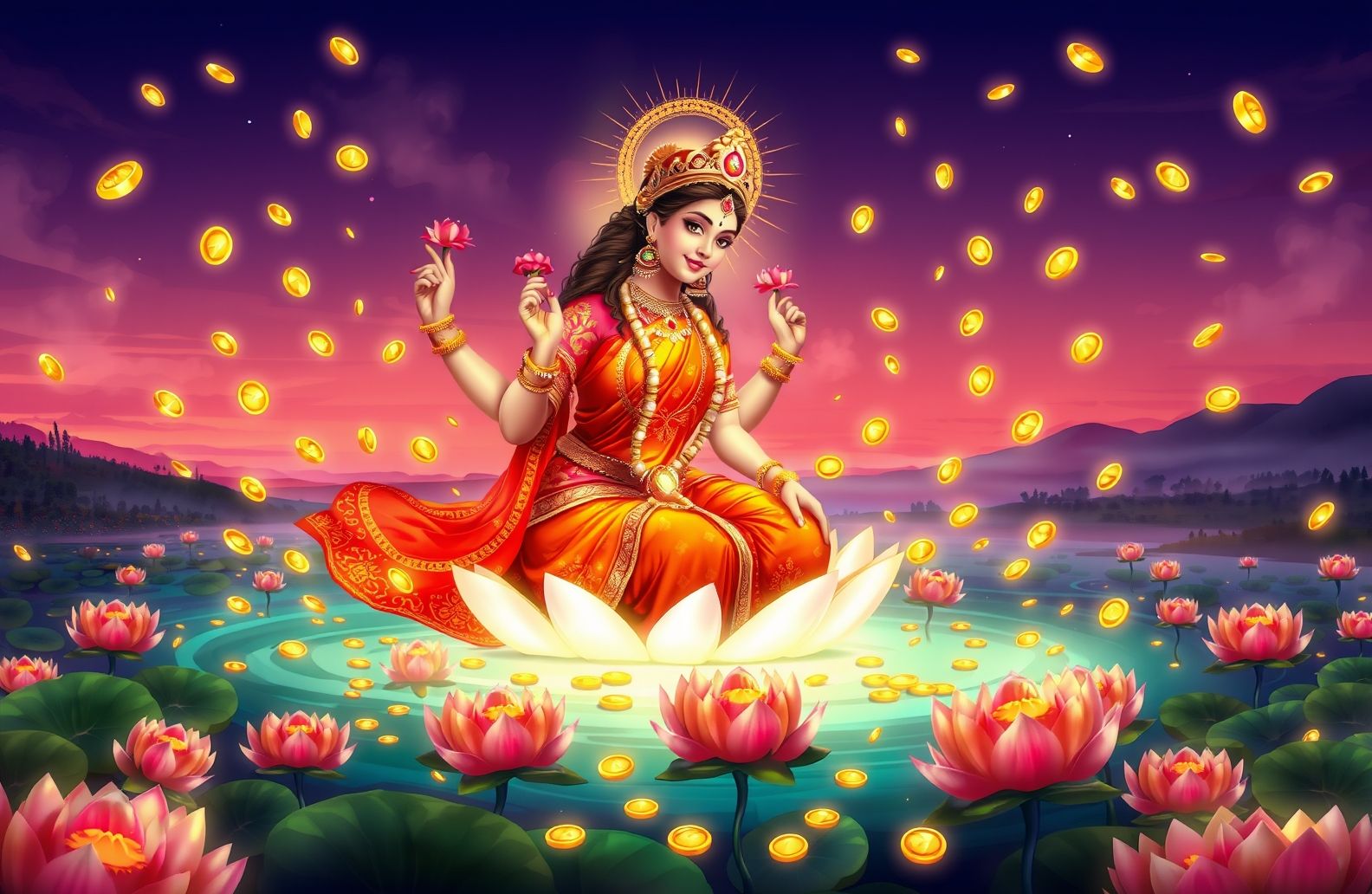 God Lakshmi Wallpaper