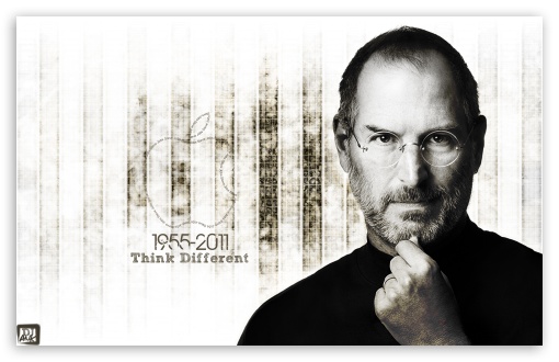 Think Different Steve Jobs HD Wallpaper For Wide Widescreen