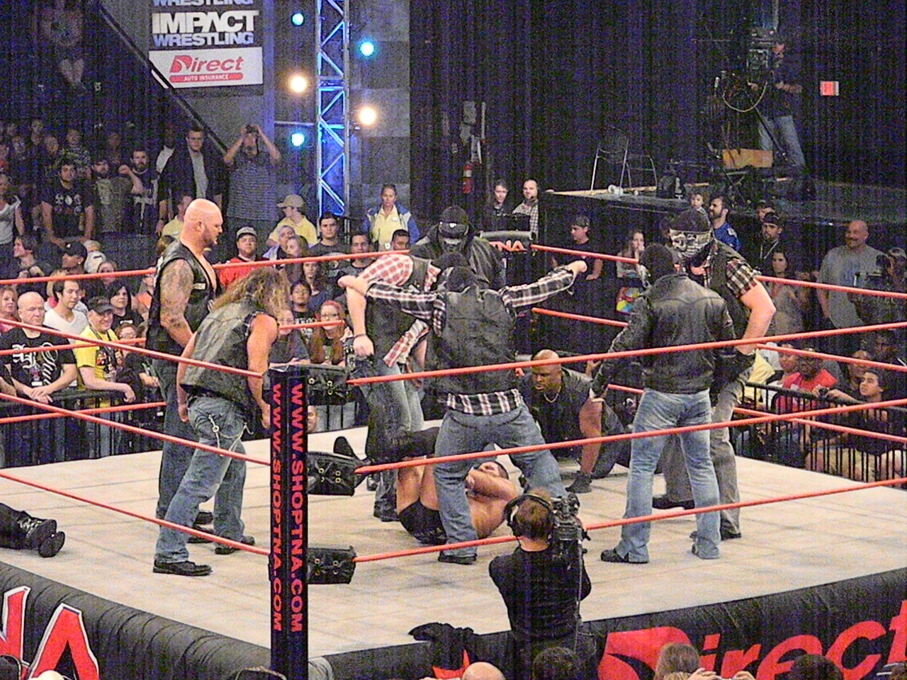 Aces And Eights Beating Down Roode By Knightnephrite