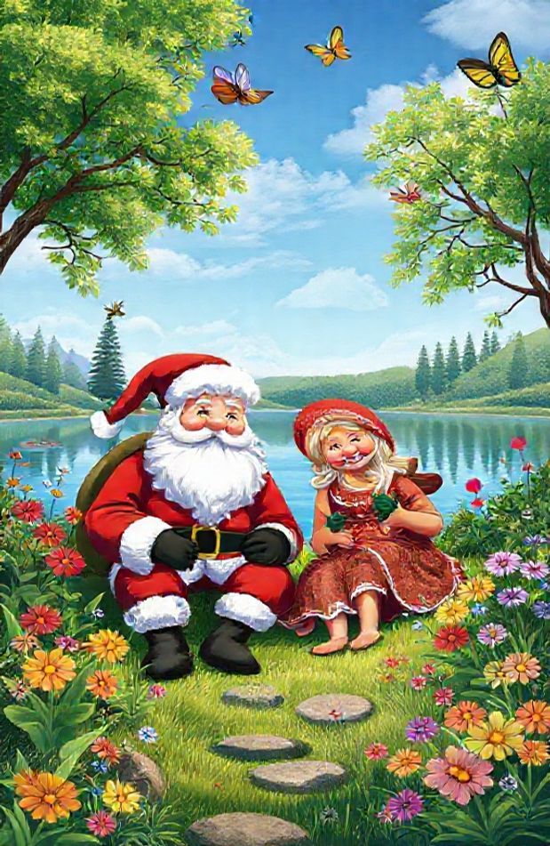 Santa Banta Nature Wallpaper