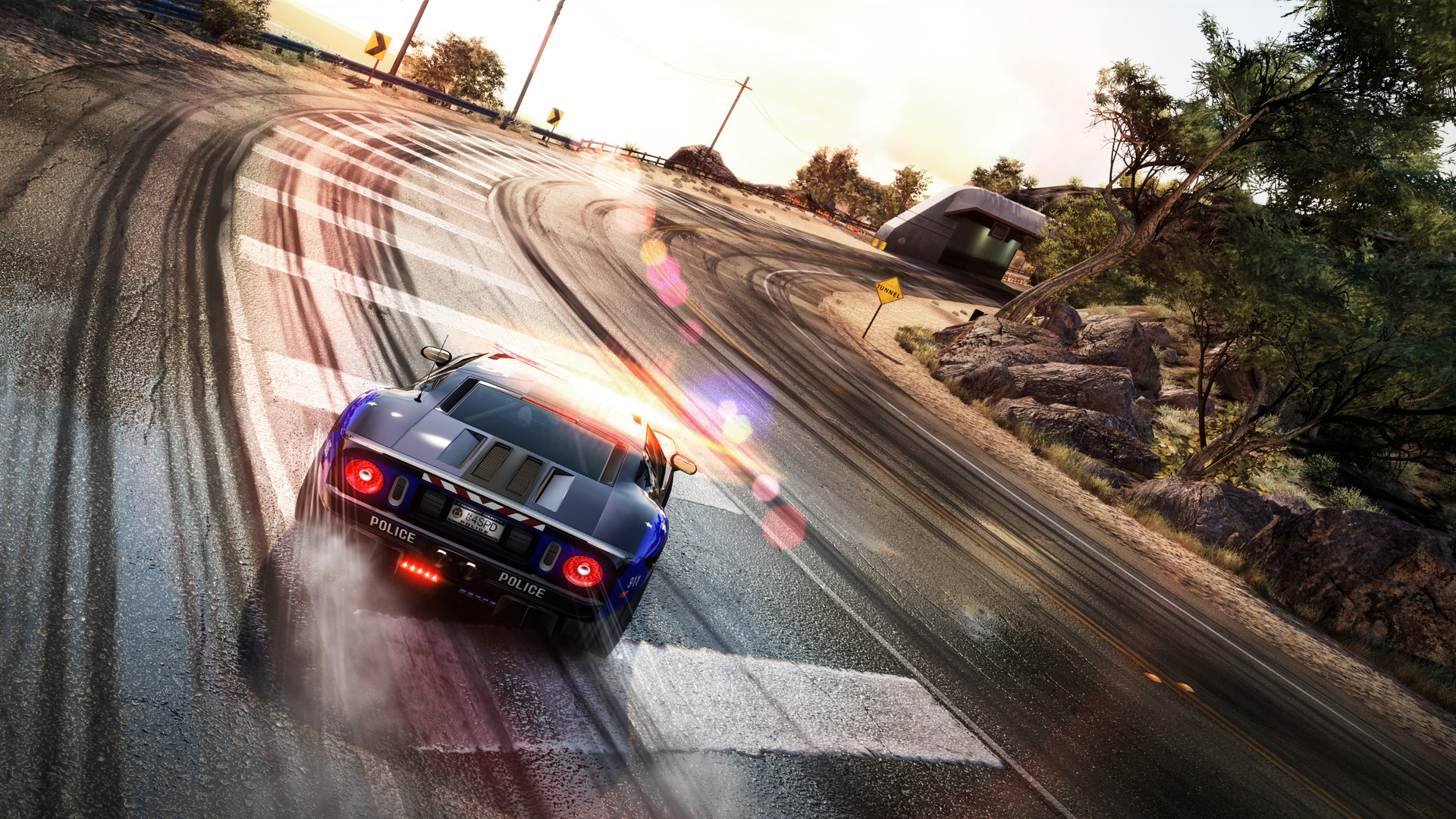 Sliding In The Corner Wallpaper From Need For Speed Hot Pursuit