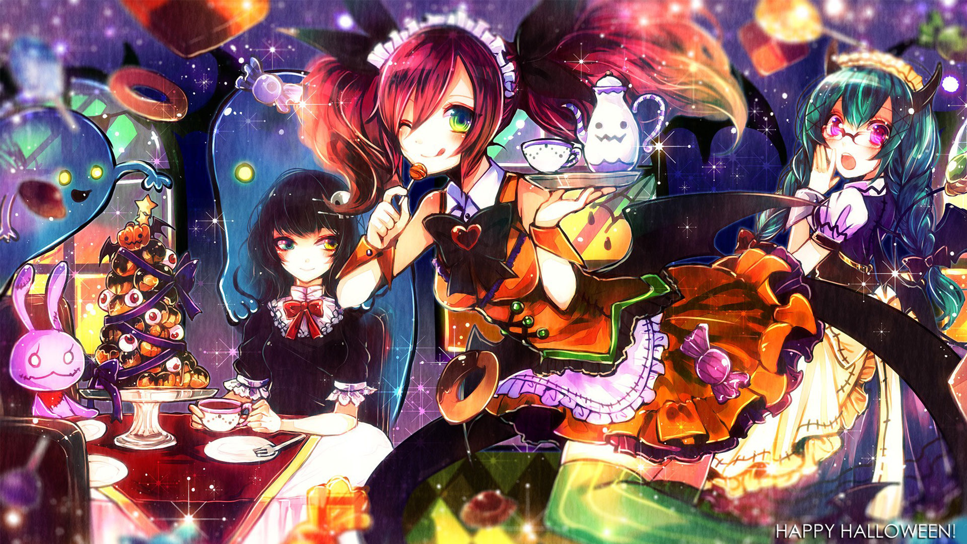 Free download Anime Halloween Wallpaper Touhou Halloween Wallpaper