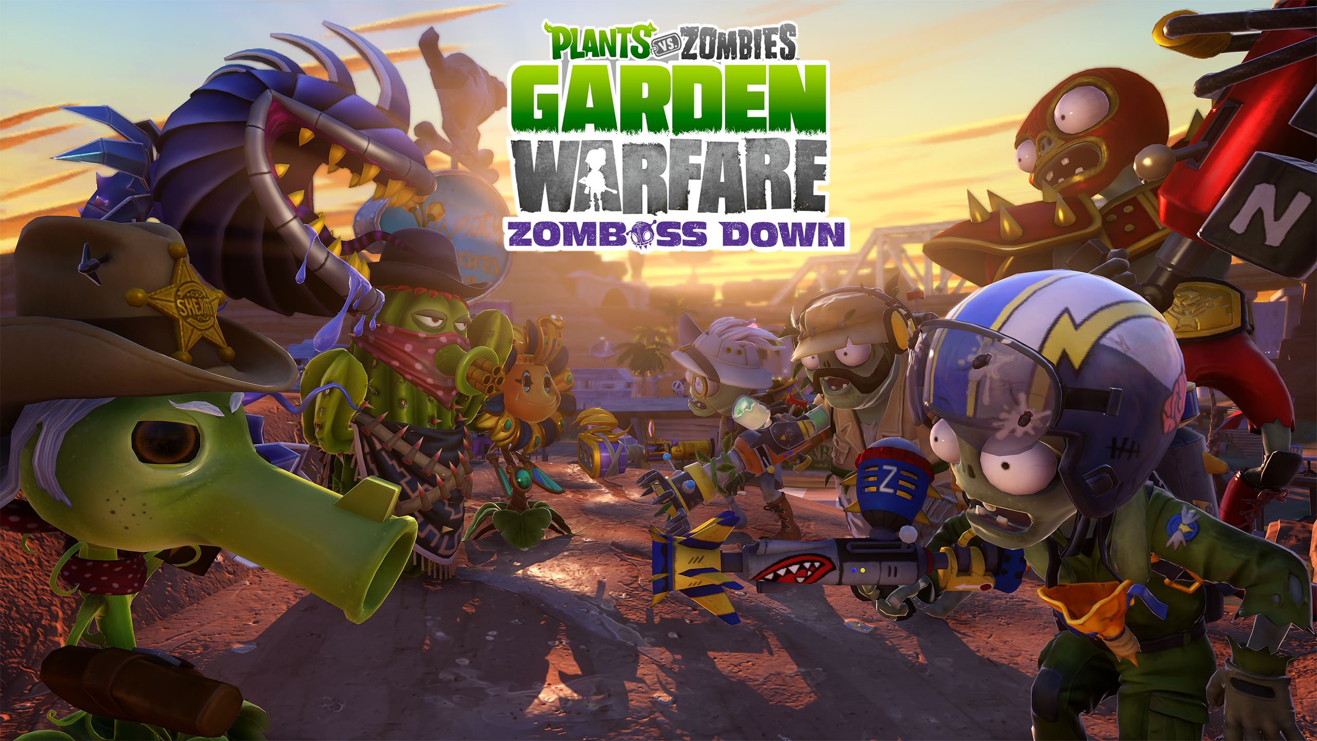 Plants Vs Zombies Garden Warfare Zomboss Down Levelup