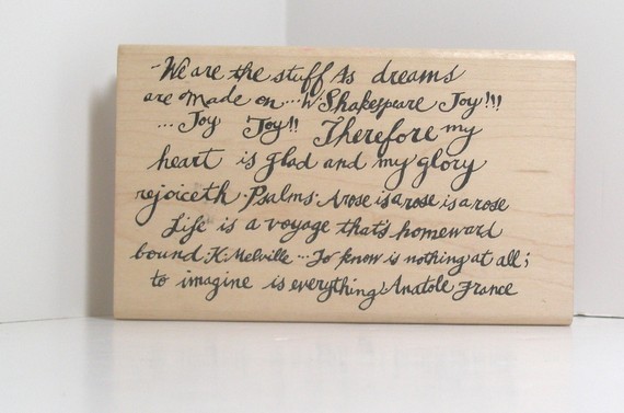 The Right Stuff Quotes Rubber Stamp Background By Pollysplace