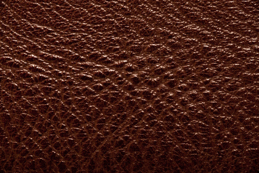 Leather Full Frame Textured Background Brown No People