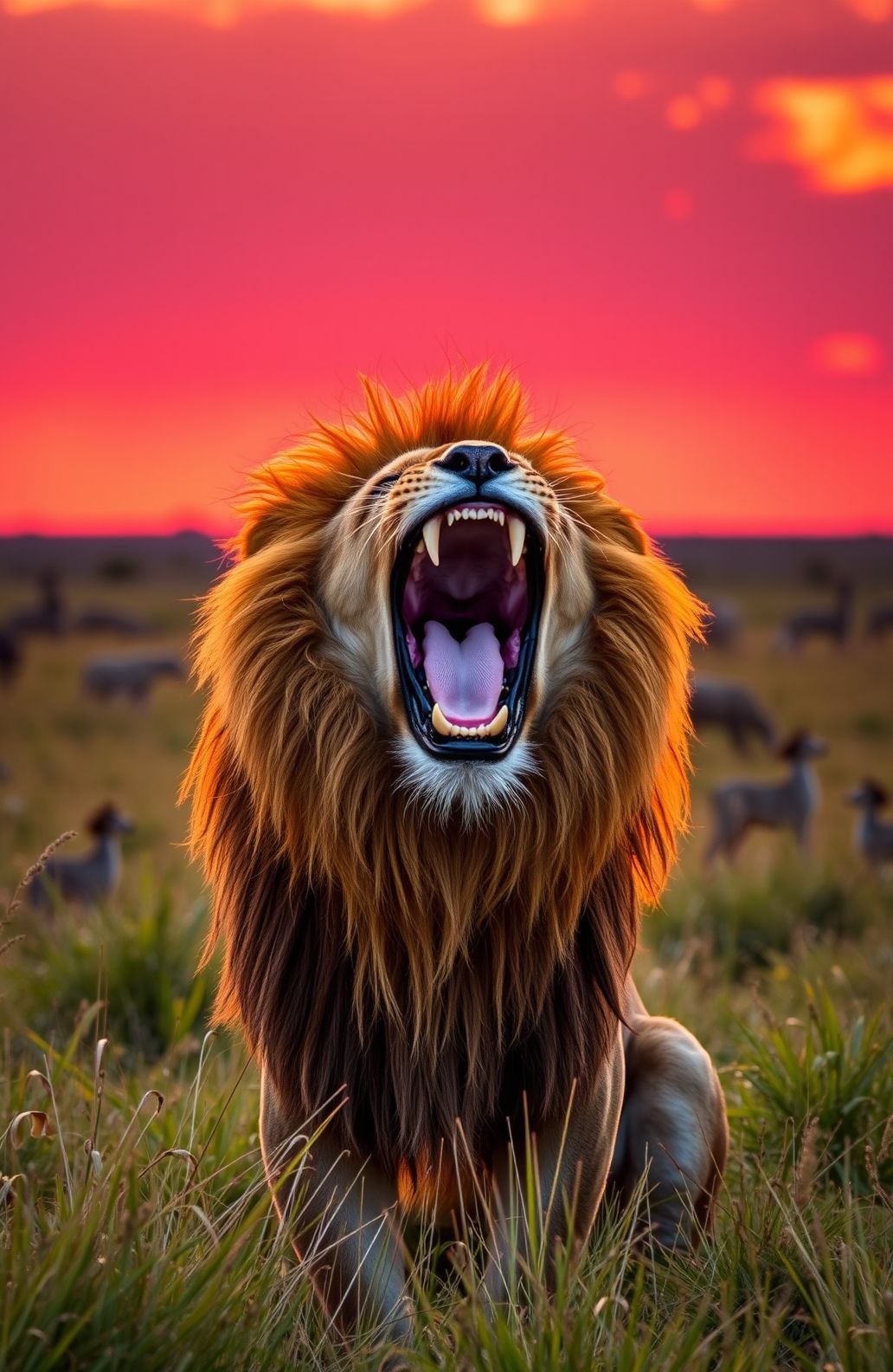 Lion Roar Wallpaper