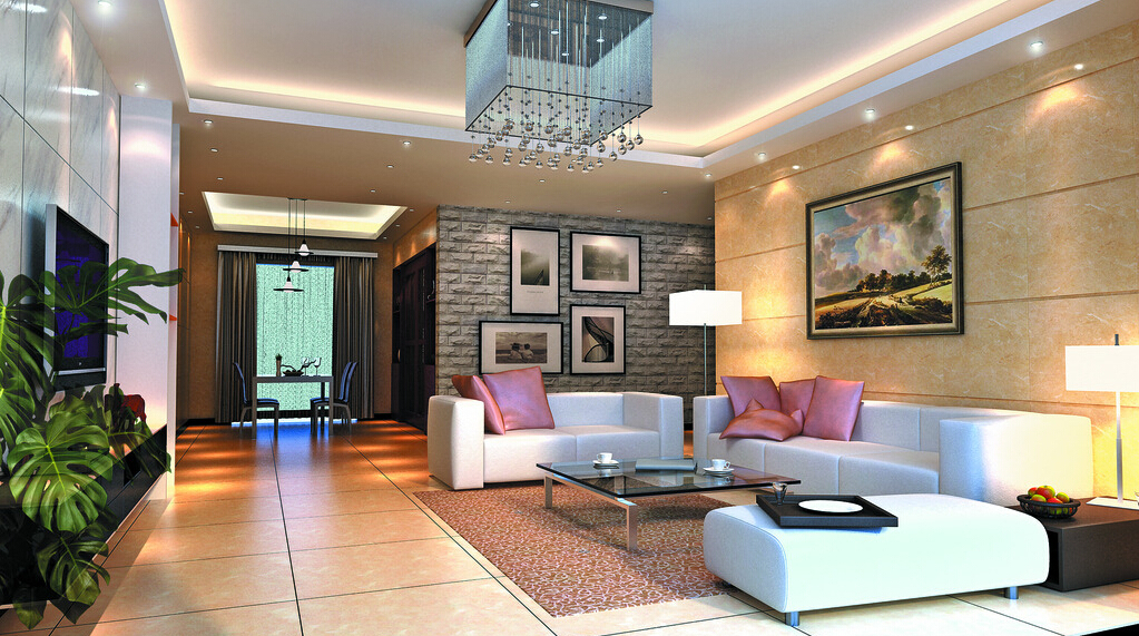 Living Room 3d Wallpaper Designs Decoration