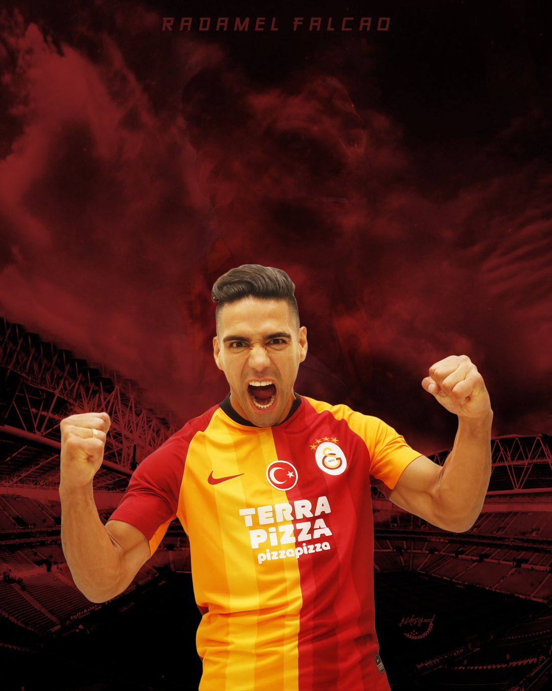 Radamel Falcao Wallpaper Galatasaray HD By Gsdesigned On