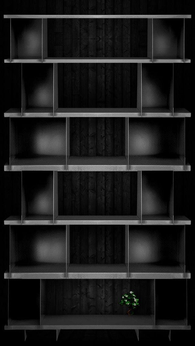 blackquenalbertini Shelves iPhone Wallpaper
