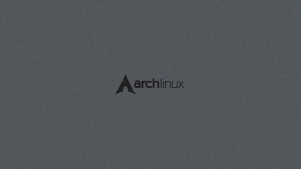 Linux Arch Grey Background Operational Sistem