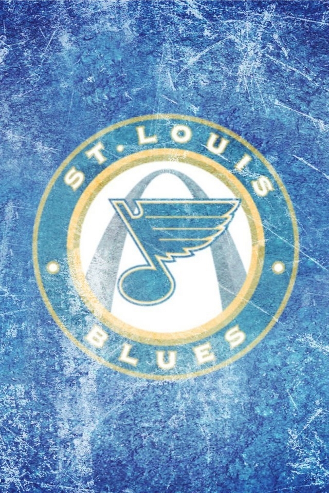 St Louis Blues Logo iPhone Ipod Touch Android Wallpaper