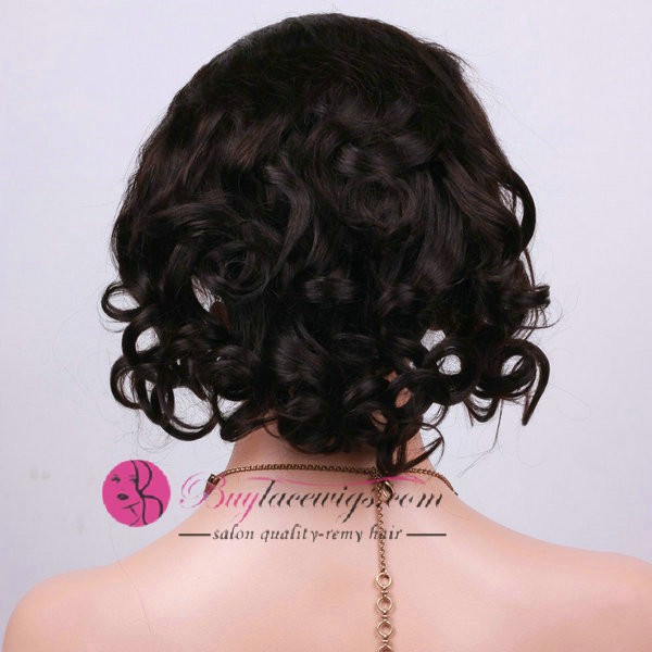 Short Curly Brown African American Lace Wigs Wallpaper