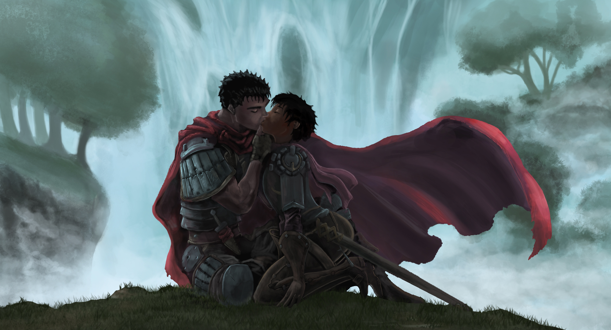 Guts And Casca Kissing Wallpaper Id
