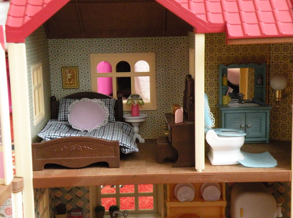 Calico Critters Sylvanian Families Luxury Townhouse Custom Wallpaper