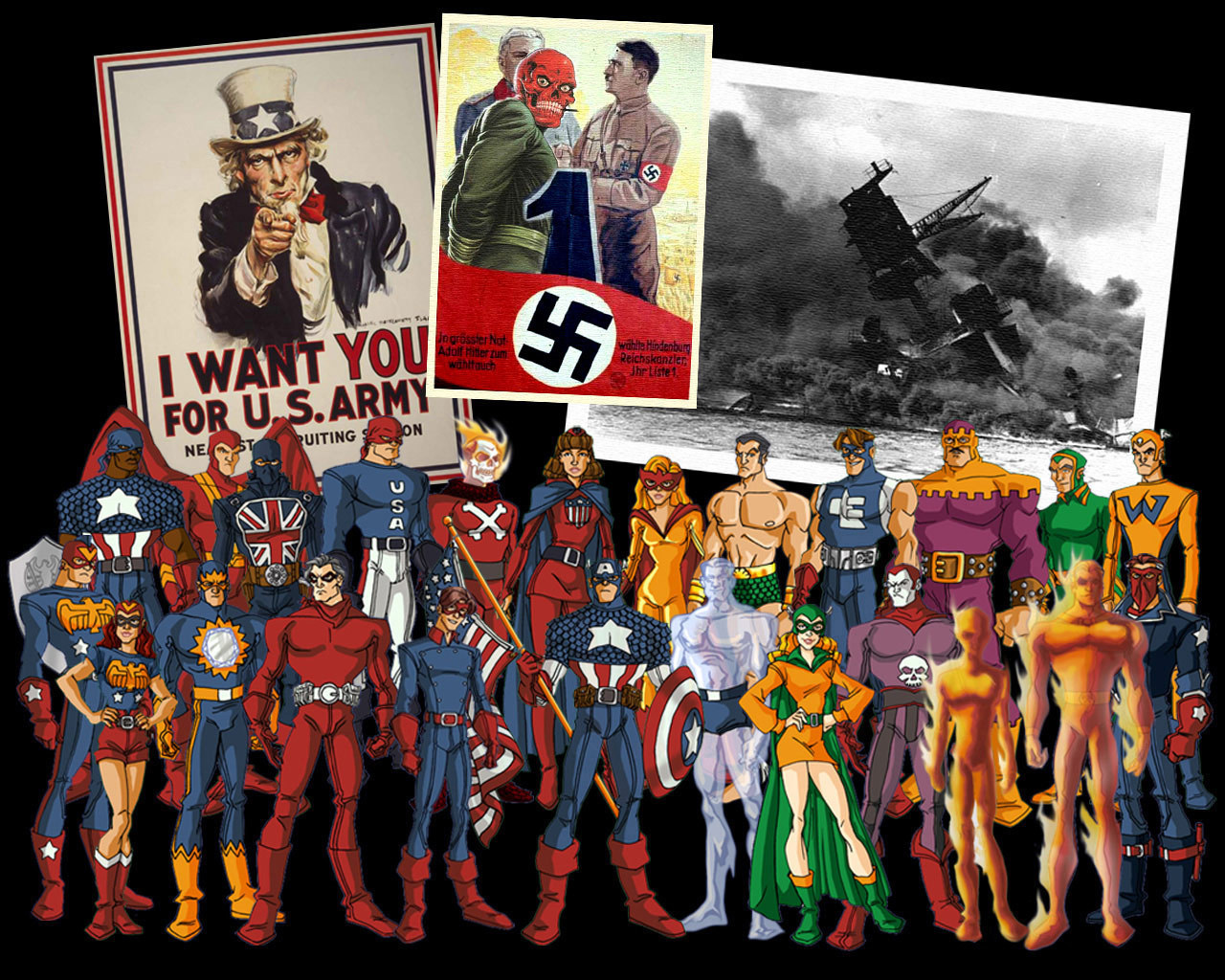 Marvel Ics Online Wallpaper Background