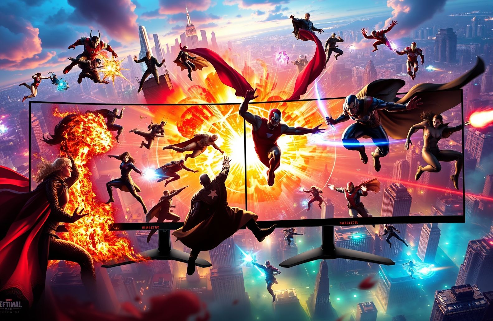 Marvel Dual Monitor Wallpaper