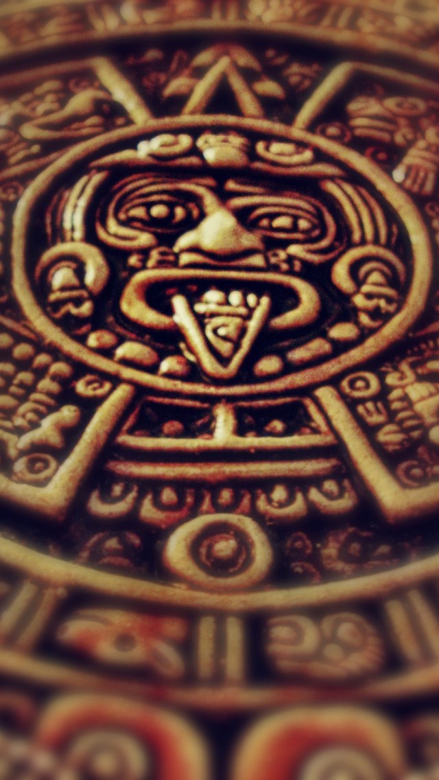 Mayan Clock iPhone 5s Wallpaper iPad