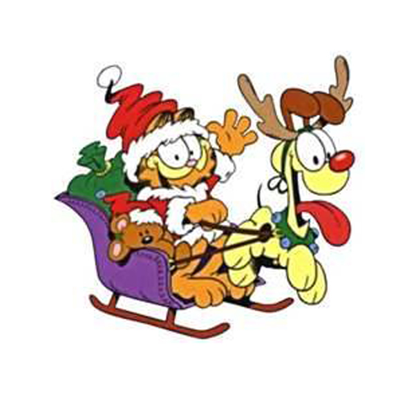 Disney Garfield The Cats Merry Christmas Wallpaper