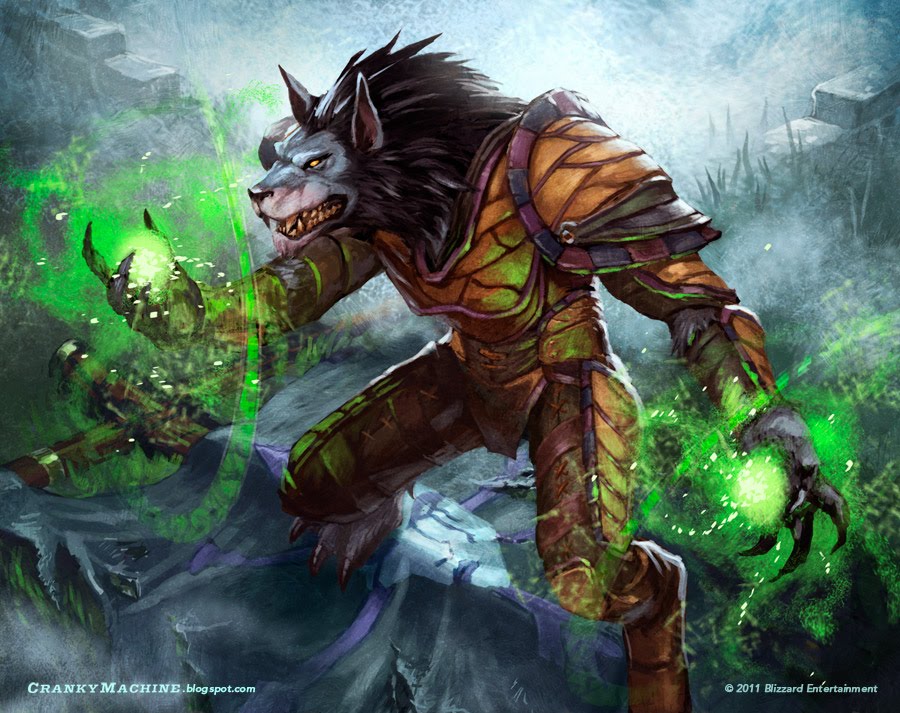 Worgen Druid World Of Warcraft Dota Wallpaper Top