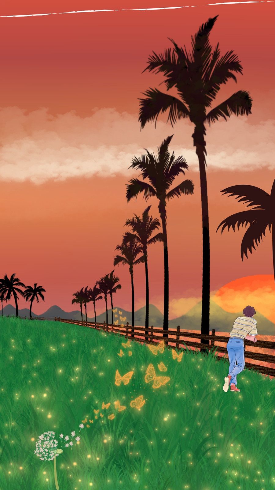 Sunset Aesthetic Wallpaper