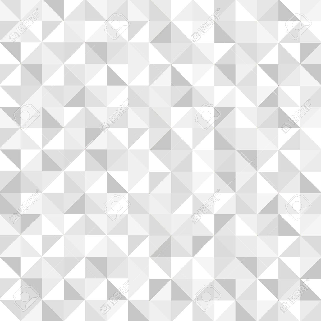 White Geometric Triangle Wallpaper 5