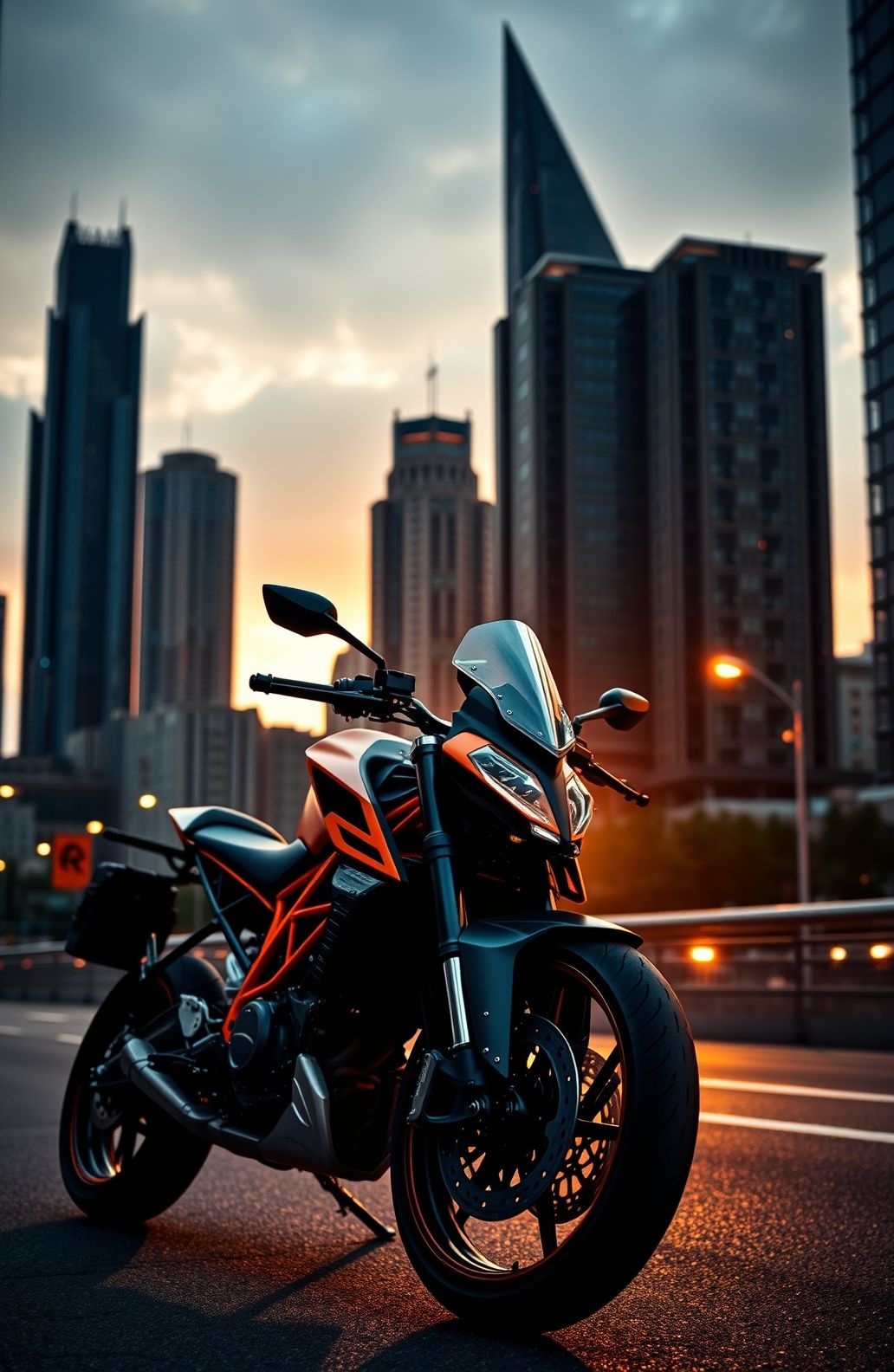 Ktm Duke Bike HD Wallpaper