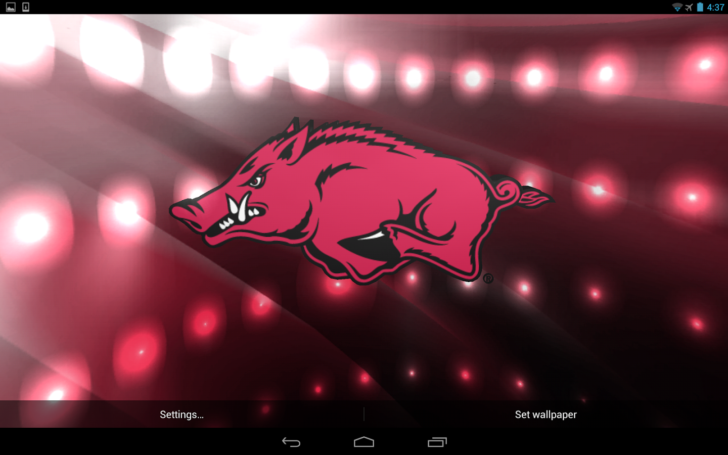Arkansas Razorbacks Lwp Tone Android Apps On Google Play