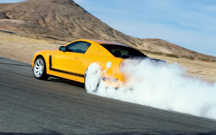 Saleen Ford Mustang Rear Burnout Photo