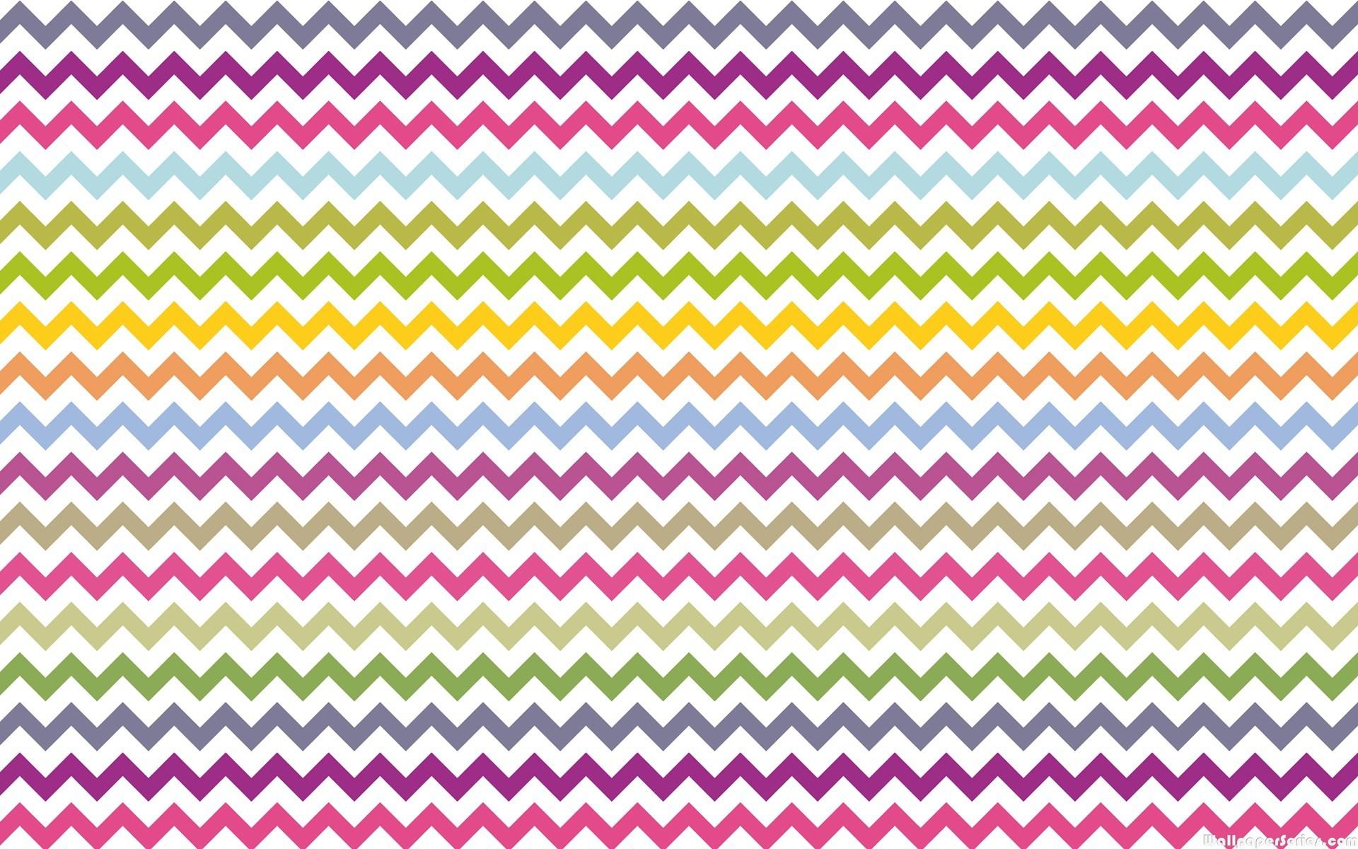 HD Colorful Chevron Pattern For Desktop Wallpaper