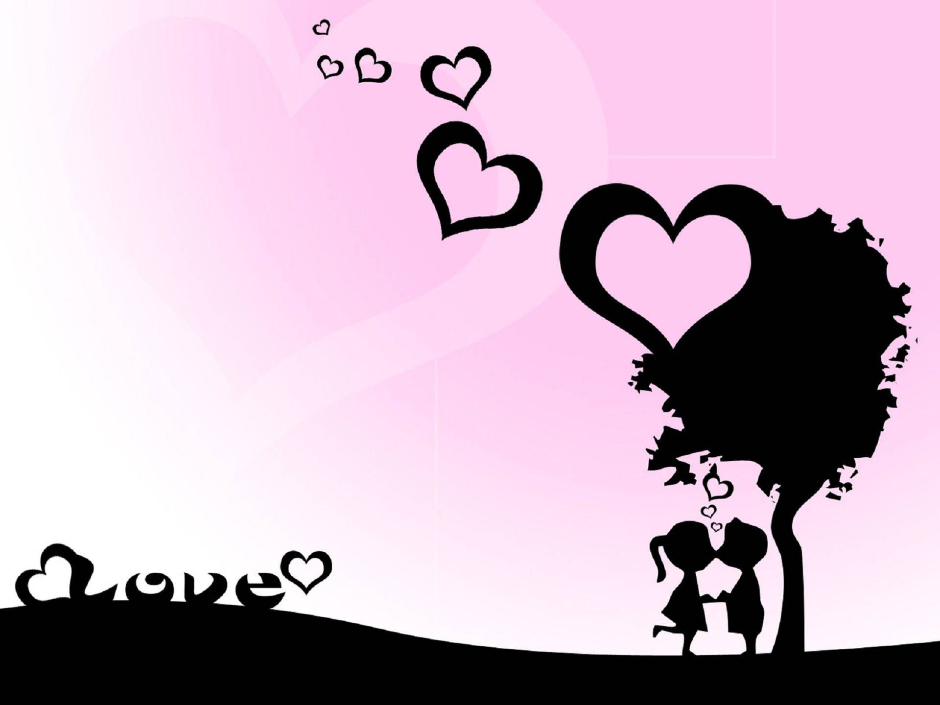 Love Cartoon Wallpaper