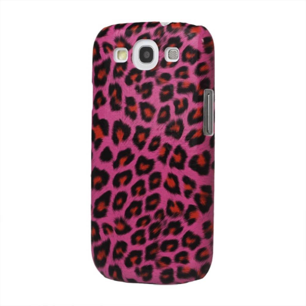 Samsung Galaxy S3 Hoesje Leopard Pink