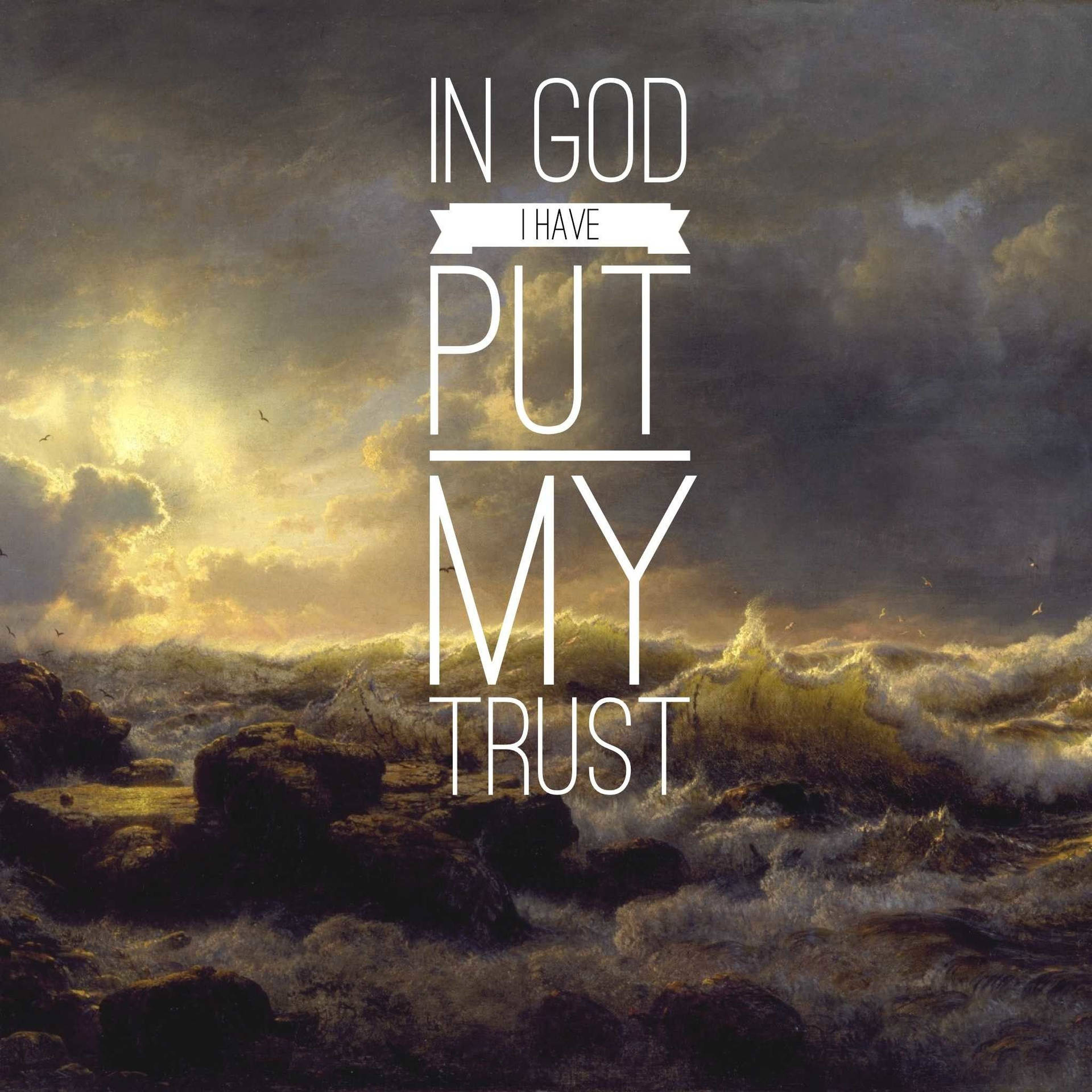 When You Pass Through The Waters I Will Be With Wallpaper
